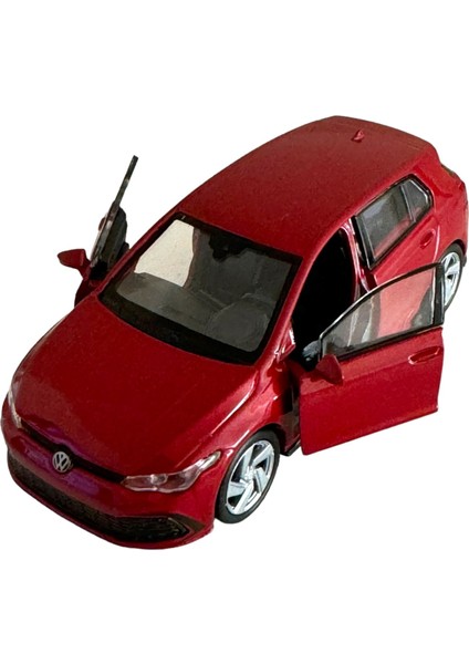 Volkswagen Golf 8 Gtı Model Araba 1:32 Ölçek 11CM Metal Diecast