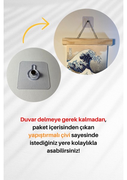 Salon Duvar Dekorasyonu & Yapıştırarak Asılabilen Salon Dekorasyonları & Salon Poster CJK01