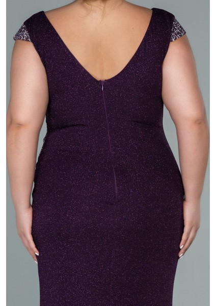 Uzun Büyük Beden Abiye ABU2438 fırsatları