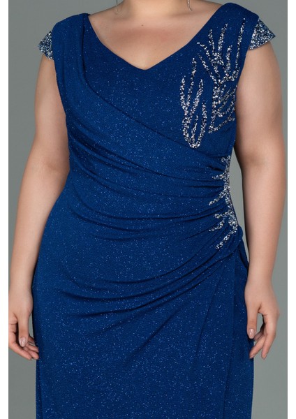 Uzun Büyük Beden Abiye ABU2438 modelleri