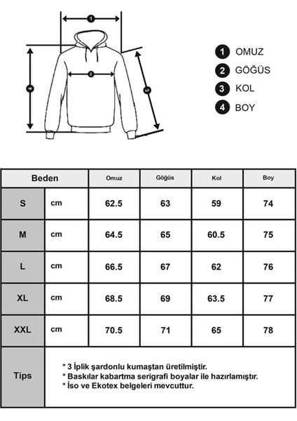 Unisex A Harfli Siyah Sweatshirt TRNDZ230
