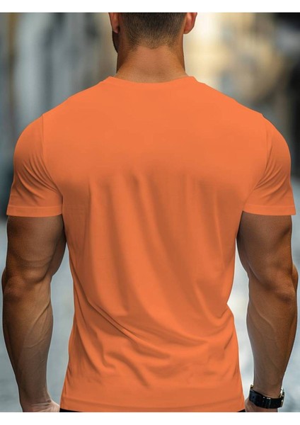 Print Erkek Modası Yaz Kısa Kollu Spor T-Shirt, Rahat ve Çok Yönlü