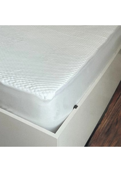 Favo Beyaz 160x200 Cm Fitted Sıvı Geçirmez Alez