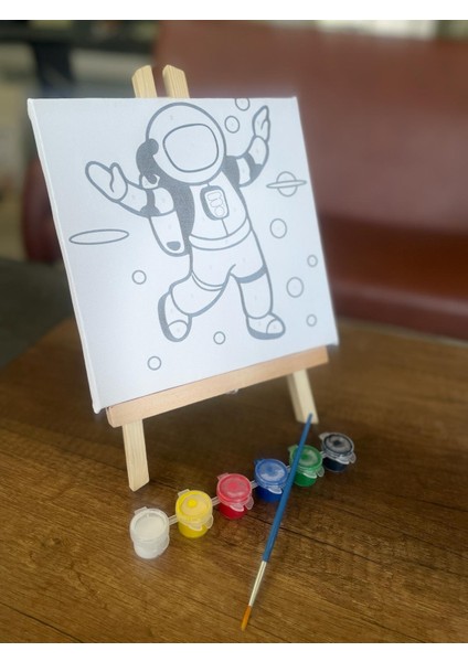Sayılarla Boyama Seti Astronot 20 x 20 cm Çocuk Sayılarla Boyama fırsatları