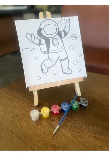 Sayılarla Boyama Seti Astronot 20 x 20 cm Çocuk Sayılarla Boyama indirimleri
