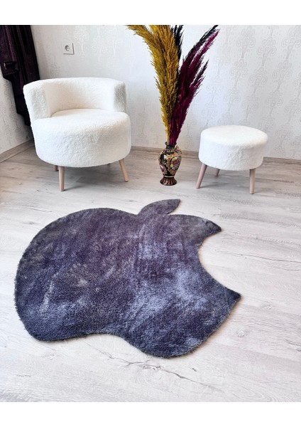 Yıkanabilir Yumuşak Peluş Elma Çocuk Odası Oturma Odası Salon Mutfak Halısı