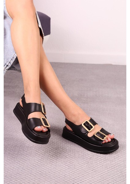 Suins Greta Model Kadın Toka Detaylı Lastikli Sandalet fiyatları