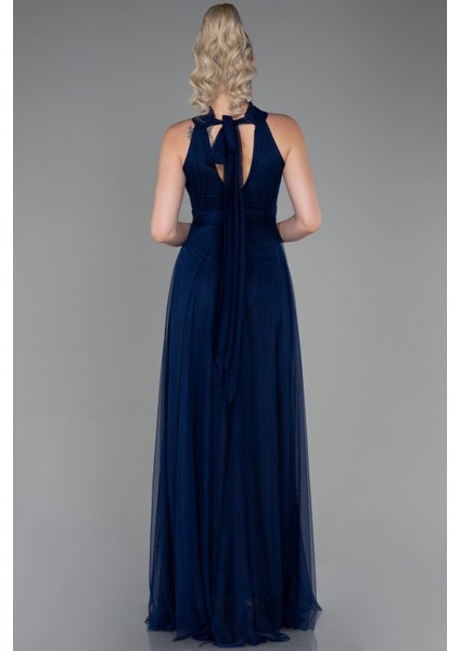 Halter Yaka Uzun Abiye Elbise ABU3252 fiyatları