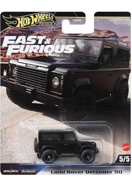 Hot Wheels Premium Fast And Furious Land Rover Defender 90 ( Hızlı ve Öfkeli Model Araba )