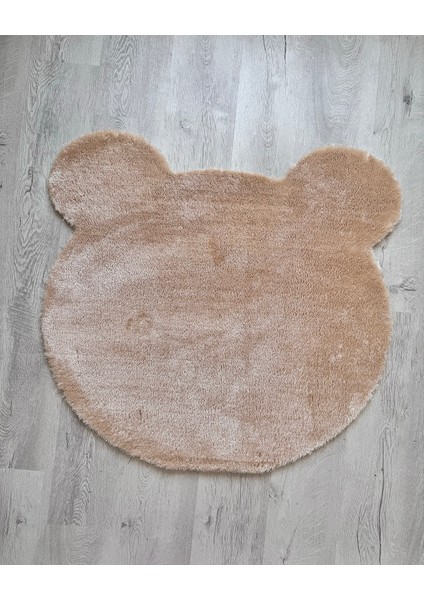 Kaymaz Yıkanabilir Yumuşak Peluş Miki Ayıcık Çocuk Odası Oturma Odası Salon Mutfak Halısı