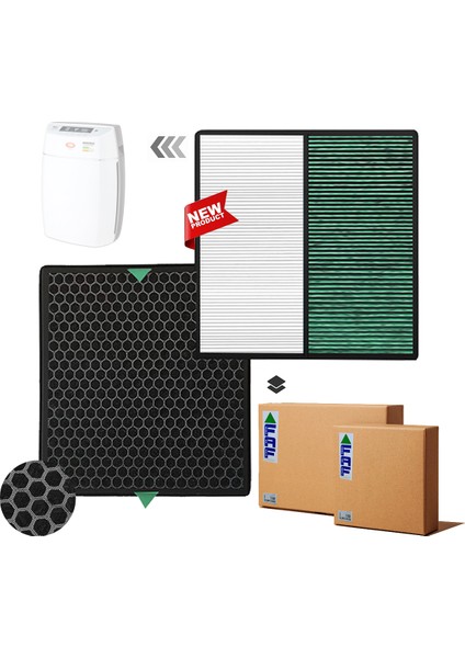/ Fakir Luminoso Smart Filtre Double Hepa Natural+Formaldehit Filtresi