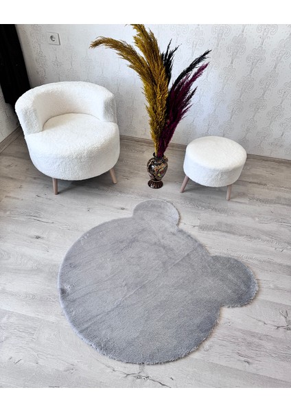 Kaymaz Yıkanabilir Yumuşak Peluş Miki Ayıcık Çocuk Odası Oturma Odası Salon Mutfak Halısı modelleri