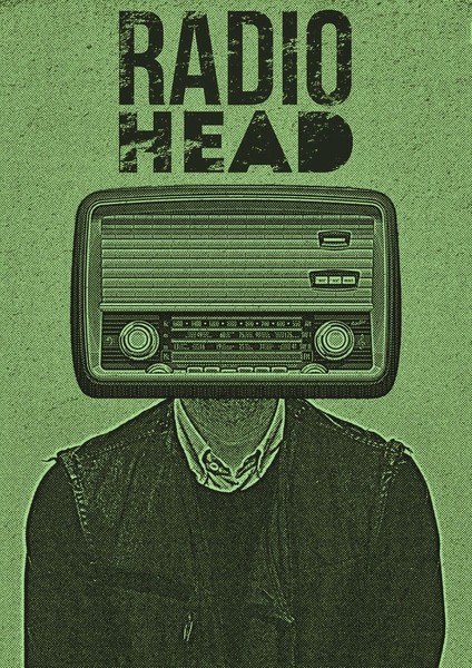Radio Head Vintage Tasarım Poster 30X42 cm Çerçevesiz