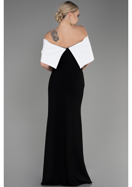 Kayık Yaka Bacak Dekolteli Uzun Abiye ABU3775 fiyatları