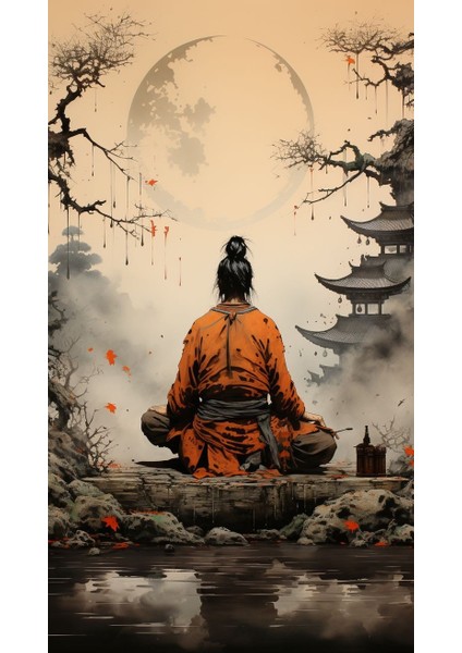 Uzakdoğu Felsefesi Anime Tasarım Poster 30X42 cm Çerçevesiz