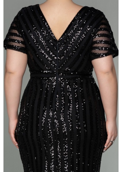 Pul Payetli Büyük Beden Abiye ABK686 fırsatları