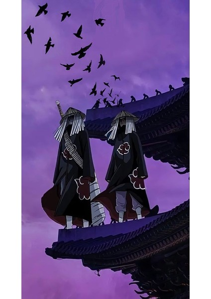 Itachi Uchiha Anime Poster 30X42 cm Çerçevesiz