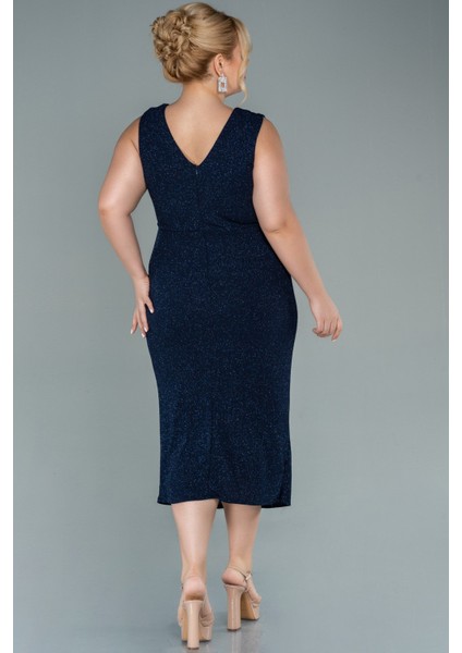 Kolsuz Simli Midi Büyük Beden Abiye ABK1492 fiyatları