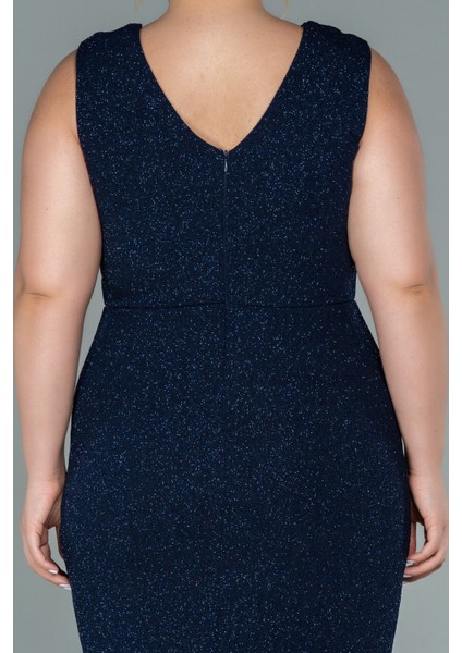 Kolsuz Simli Midi Büyük Beden Abiye ABK1492 fırsatları