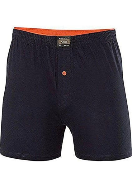 1146 Erkek Pamuklu Penye Boxer 3 Adet