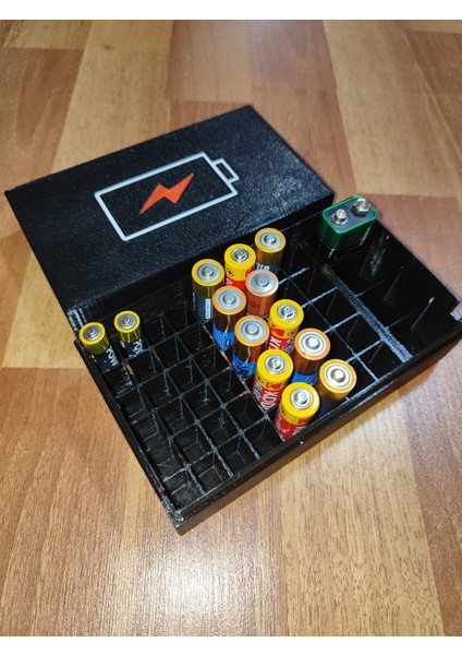 Pil Kutusu AA AAA 9 Volt Piller Için Muhafaza Kutusu