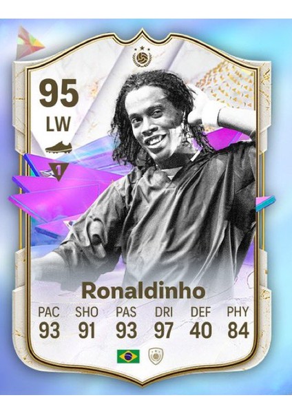 Ronaldinho Fut Kart Temalı Poster 30X42 cm Çerçevesiz