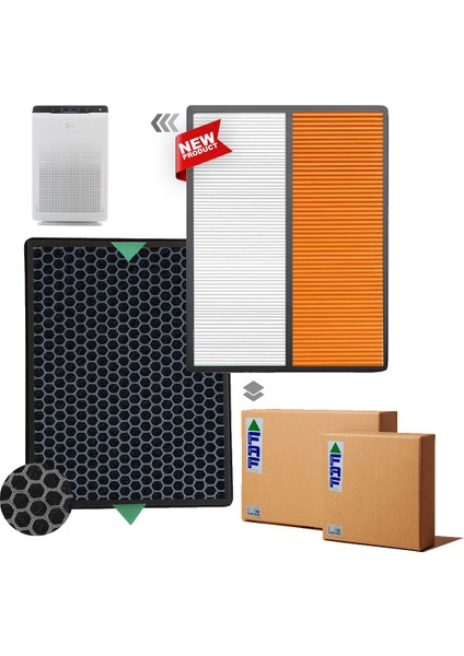 / Winix Zero Filtre Double Hepa Natural+Orange Filtresi