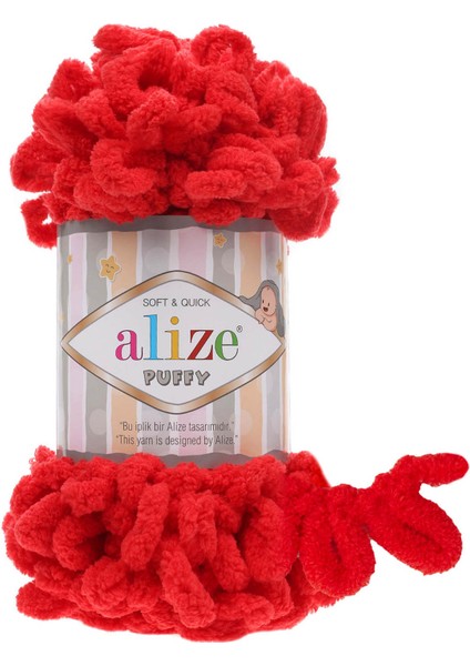 Alize Puffy 56 Kırmızı Yumak