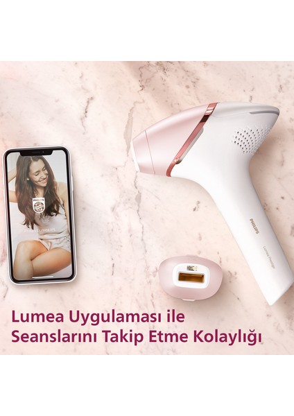 Yüz, Vücut ve Hassas Bölge Lumea Lazer Epilasyon Tüy Alma + Yüz Temizleme + Vücut Tıraş Makinesi + Luciole Lambader Hediye