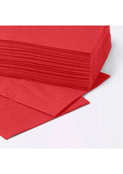 Ikea Fantastisk Kırmızı Peçete 40X40 cm 50 Adet modelleri