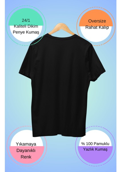 Oversize Sung Jin-Woo Sırt Baskılı T-Shirt, Unisex Solo Leveling Baskılı Tişört fırsatları