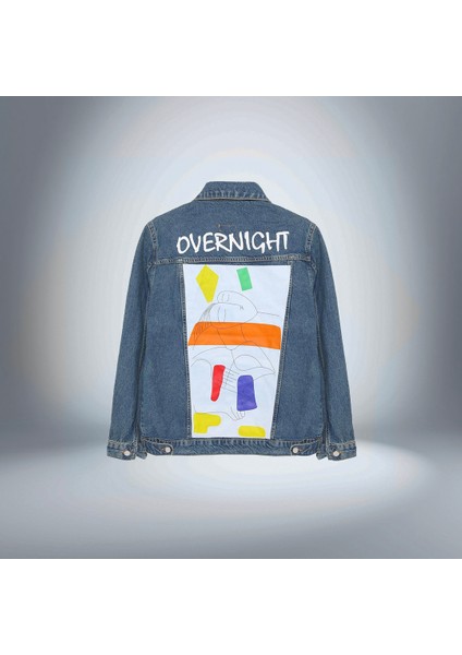 Baskılı Kot Ceket modelleri