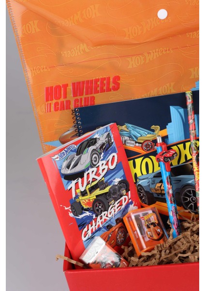 Dekomus Özel Kutulu Yeni Sezon Lisanslı Hot Wheels "çıtçıt Dosyalı" Kırtasiye Seti indirimleri