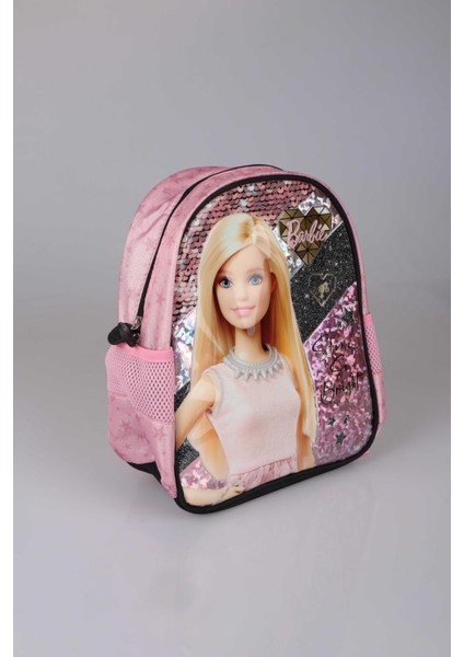 TEK BÖLMELİ KÜÇÜK BOY 32 CM LİSANSLI BARBIE GİZEMLİ PARILTILAR KOLEKSİYONU ANAOKULU ÇANTASI fiyatları