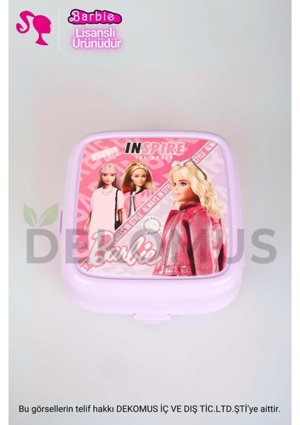 Lisanslı Barbıe 2 Katlı Beslenme Kutusu *smart Lunch Box* Inspıre