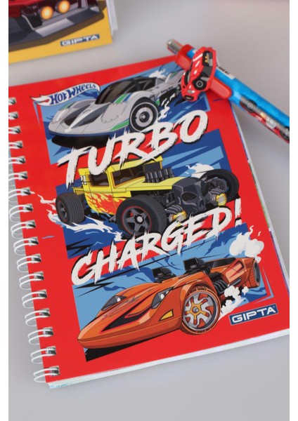 Yeni Sezon Lisanslı Hot Wheels Spırallı A6 Çizgili Not Defteri / Bloknot ve 0.7 Versatil Uçlu Kalem 2'lisi fırsatları