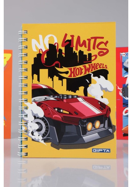 Yeni Sezon Lisanslı Hot Wheels Spırallı A6 Çizgili Not Defteri / Bloknot indirimleri