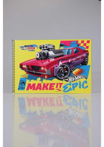 Yeni Sezon Lisanslı Hot Wheels Resim Defteri 17X24 cm 15 Yaprak indirimleri