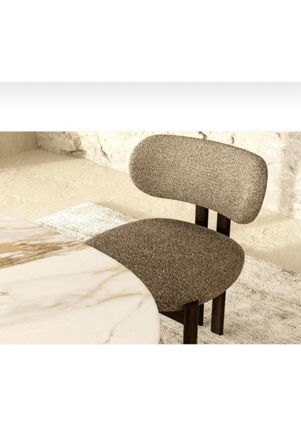 4’lü Nature Sandalye Teddy Kumaş Mutfak Sandalyesi fiyatları