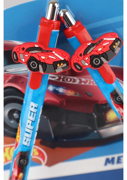 2024 Yeni Sezon Lisanslı Hot Wheels Maskotlu Versatil Uçlu Kalem 0.7 mm