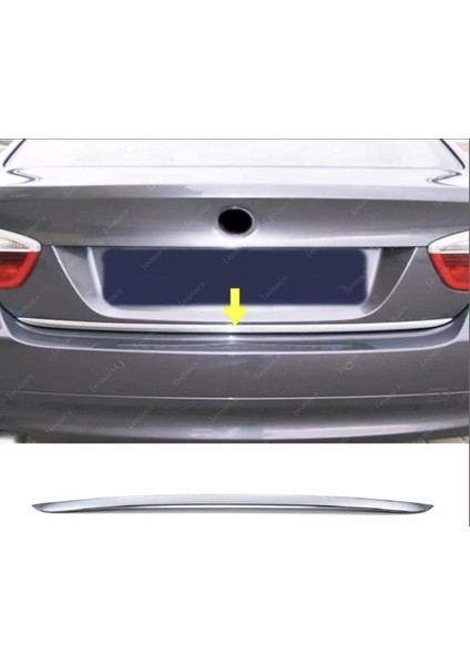 Bmw 3 Seri E90 Krom Alt Bagaj Çıtası 2005-2012 P. Çelik