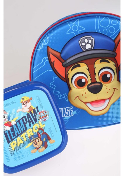 Yeni Sezon Lisanslı Paw Patrol Okulda Macera Koleksiyonu Beslenme ÇANTASI,500 ml Matara ve Beslenme Kabı Yemek Seti