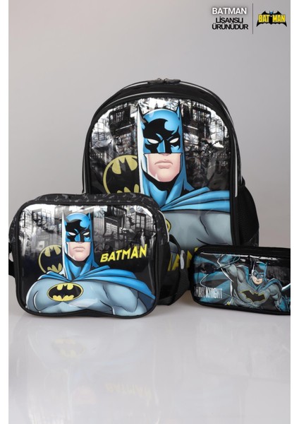 Yeni Sezon Lisanslı Batman Okul ,beslenme ve Kalem Çantası Okul Seti