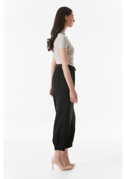 Beli Lastikli Kemerli Pantolon