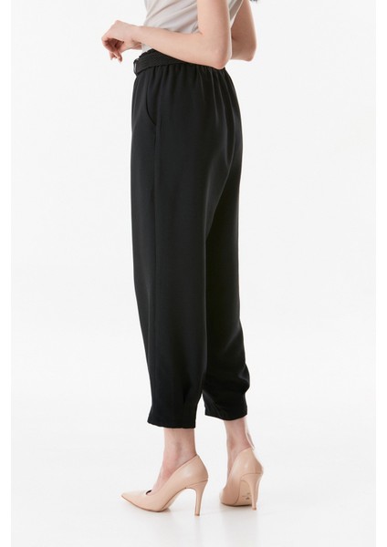 Beli Lastikli Kemerli Pantolon