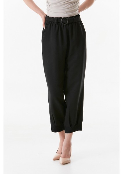 Beli Lastikli Kemerli Pantolon