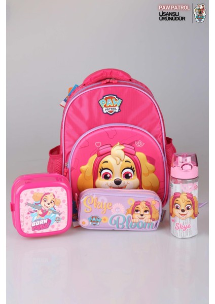 Yeni Sezon Lisanslı Paw Patrol Okulda Macera Koleksiyonu Okul Çantası,kalem Çantası,matara ve Beslenme Kabı Okul Seti