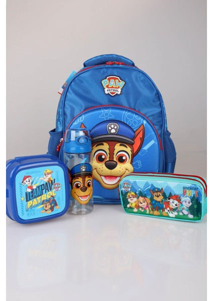 Yeni Sezon Lisanslı Paw Patrol Okulda Macera Koleksiyonu Okul Çantası,kalem Çantası,matara ve Beslenme Kabı Okul Seti
