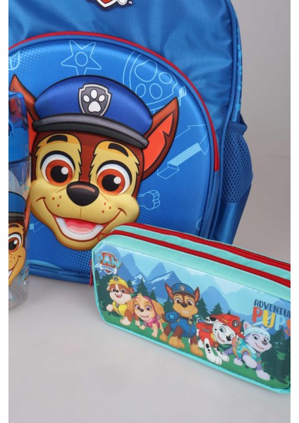 Yeni Sezon Lisanslı Paw Patrol Okulda Macera Koleksiyonu Okul Çantası,kalem Çantası,matara ve Beslenme Kabı Okul Seti
