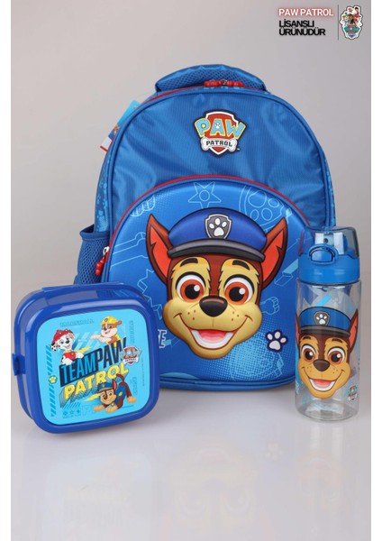 Yeni Sezon Lisanslı Paw Patrol Okulda Macera Koleksiyonu Okul Çantası,matara ve Beslenme Kabı Okul Seti